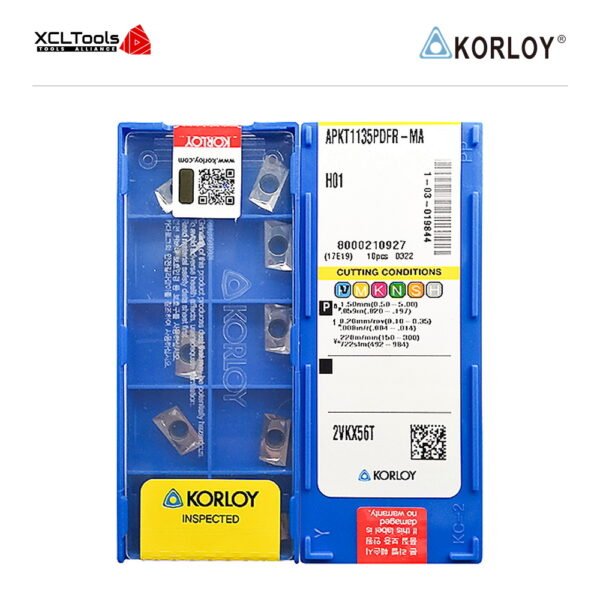 Korloy APKT1135PDFR-MA H01 CNC Cutting Insert - XCLTOOLS