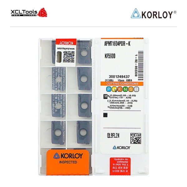 Korloy APMT1604PDR-K KF5900 CNC Cutting Insert - XCLTOOLS