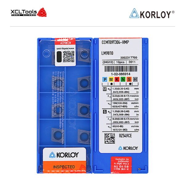Korloy CCMT09T304-HMP LM9810 CNC Cutting Insert - XCLTOOLS