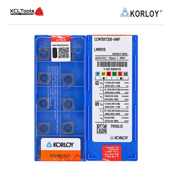 Korloy CCMT09T308-HMP LM9810 CNC Cutting Insert - XCLTOOLS