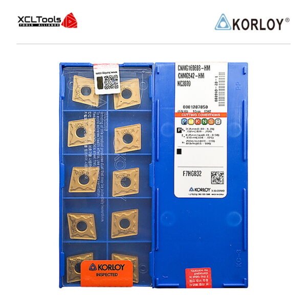Korloy CNMG160608-HM NC3020 CNC Cutting Insert - XCLTOOLS