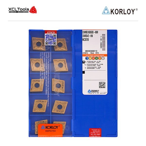 Korloy CNMG160608-HM NC3220 CNC Cutting Insert - XCLTOOLS