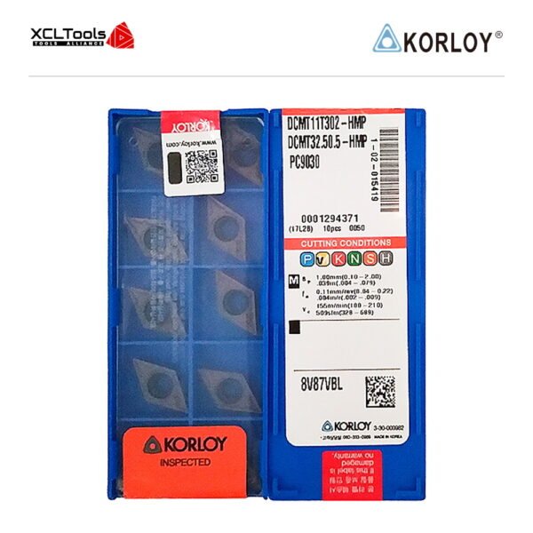 Korloy DCMT11T302-HMP PC9030 CNC Cutting Insert - XCLTOOLS
