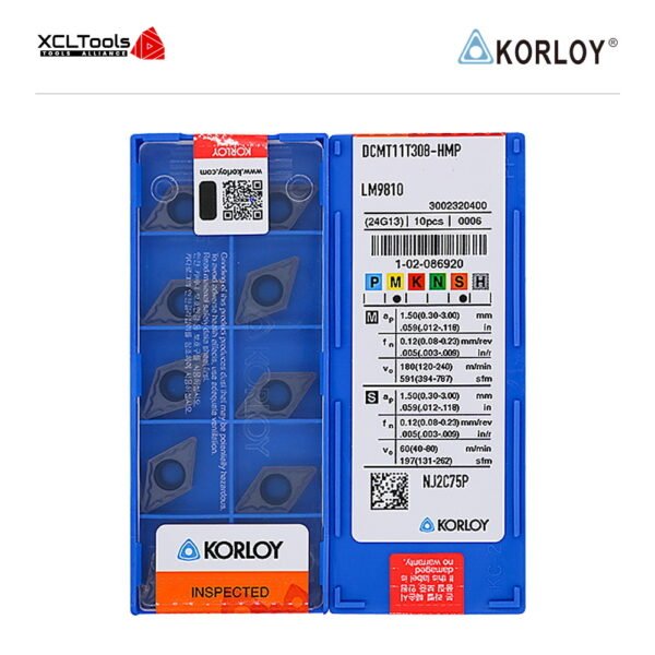 Korloy DCMT11T308-HMP LM9810 CNC Cutting Insert - XCLTOOLS