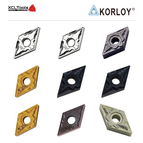 Korloy DNMG110404-HF NC3020 CNC Cutting Insert - XCLTOOLS