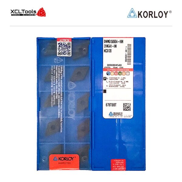Korloy DNMG150604-HM NC3120 CNC Cutting Insert - XCLTOOLS