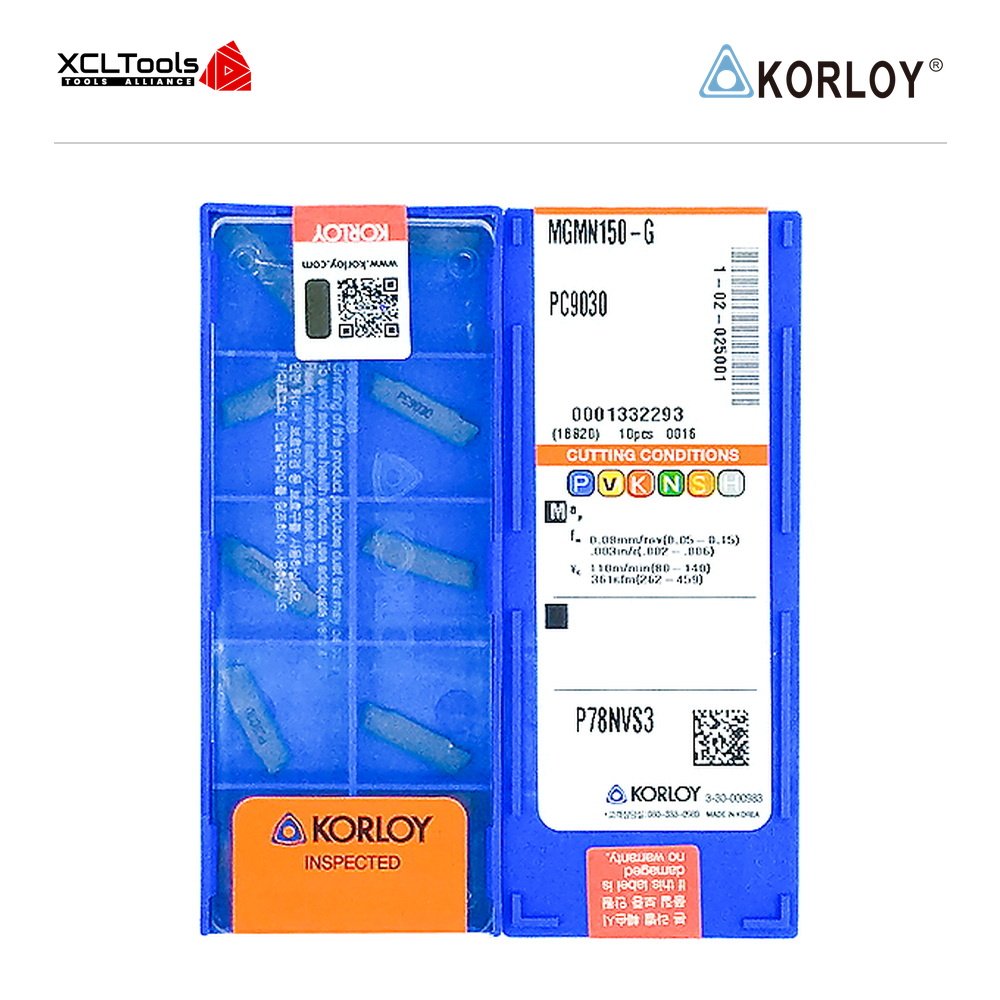 Korloy MGMN150-G PC9030 CNC Cutting Insert - XCLTOOLS Korloy MGMN150-G PC9030 CNC Cutting Insert - XCLTOOLS