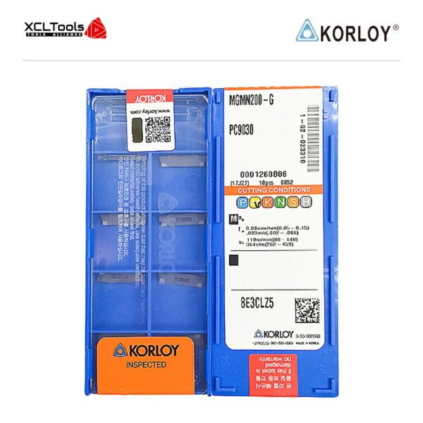Korloy MGMN200-G PC9030 CNC Cutting Insert - XCLTOOLS