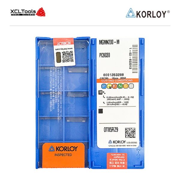 Korloy MGMN200-M PC9030 CNC Cutting Insert - XCLTOOLS