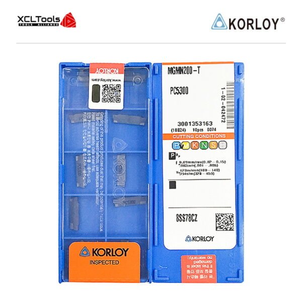 Korloy MGMN200-T PC5300 CNC Cutting Insert - XCLTOOLS