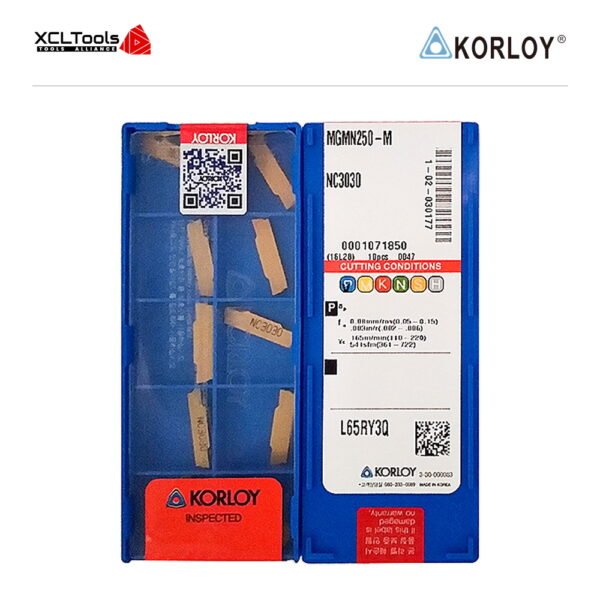 Korloy MGMN250-M NC3030 CNC Cutting Insert - XCLTOOLS