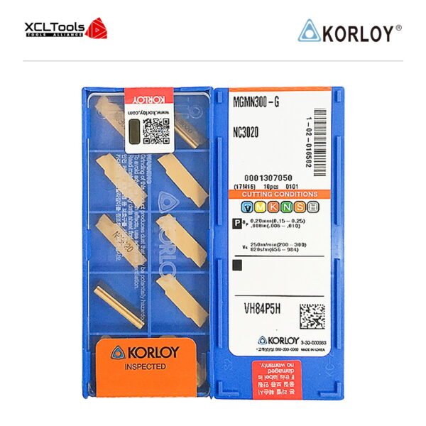 Korloy MGMN300-G NC3020 CNC Cutting Insert - XCLTOOLS