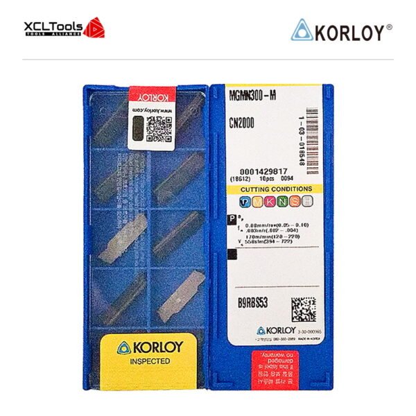 Korloy MGMN300-M CN2000 CNC Cutting Insert - XCLTOOLS