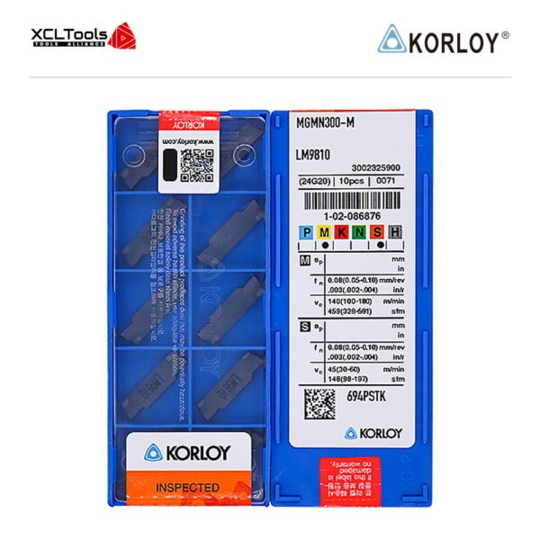 Korloy MGMN300-M LM9810 CNC Cutting Insert - XCLTOOLS