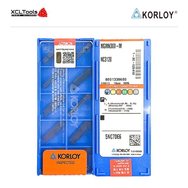 Korloy MGMN300-M NC3120 CNC Cutting Insert - XCLTOOLS