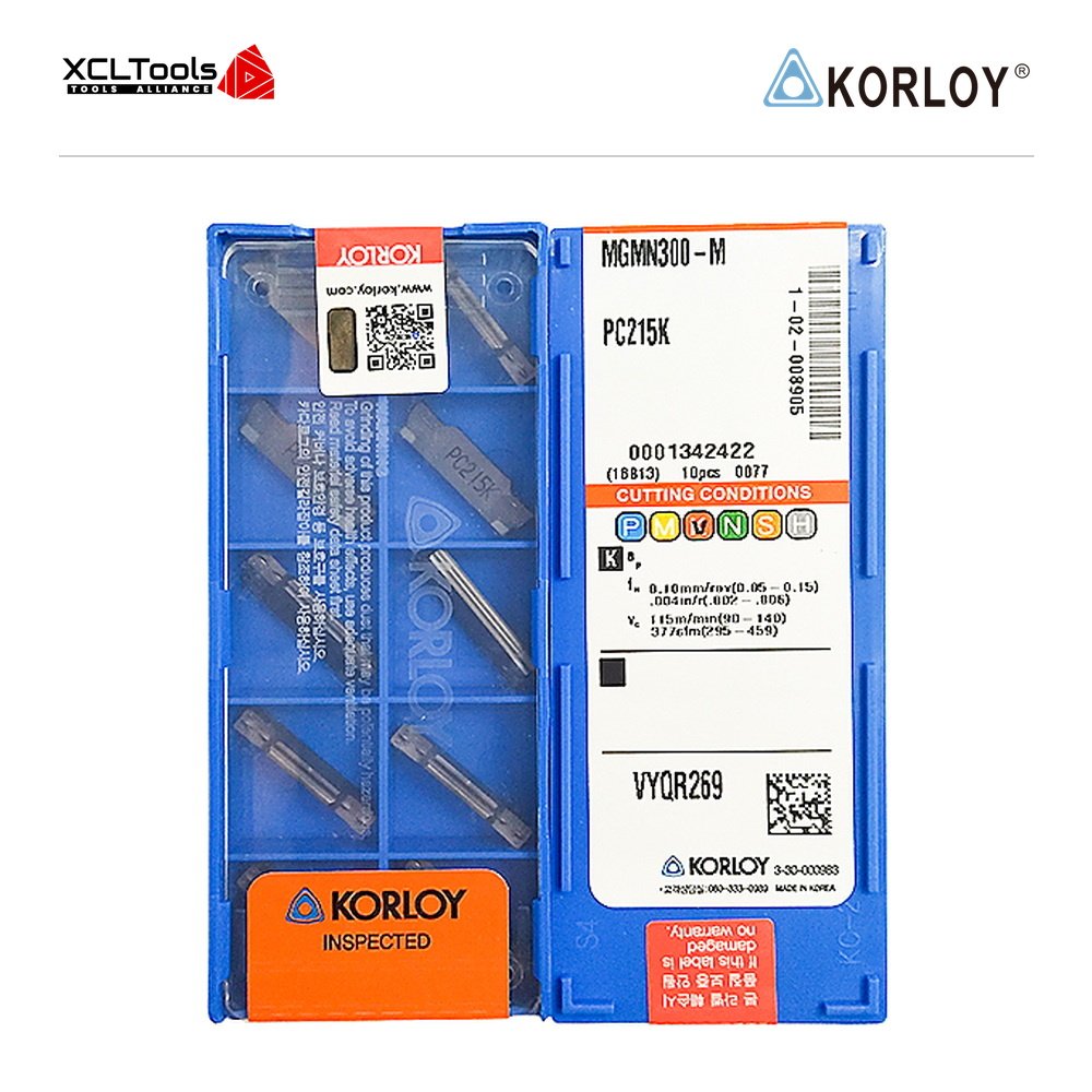 Korloy MGMN300-M PC215K CNC Cutting Insert - XCLTOOLS Korloy MGMN300-M PC215K CNC Cutting Insert - XCLTOOLS