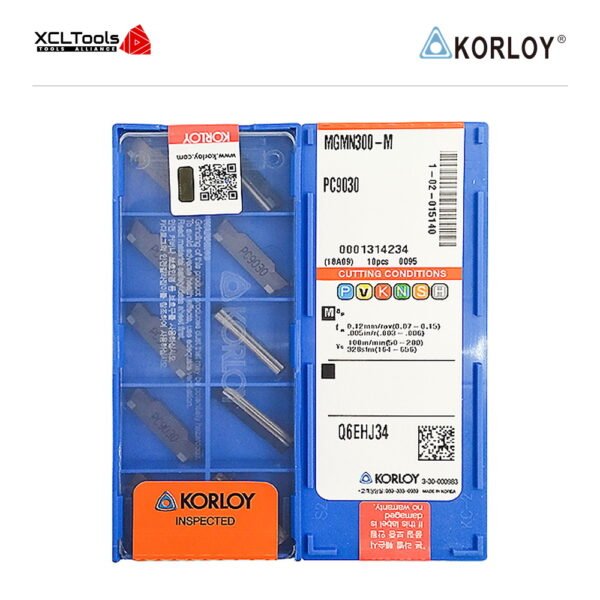 Korloy MGMN300-M PC9030 CNC Cutting Insert - XCLTOOLS
