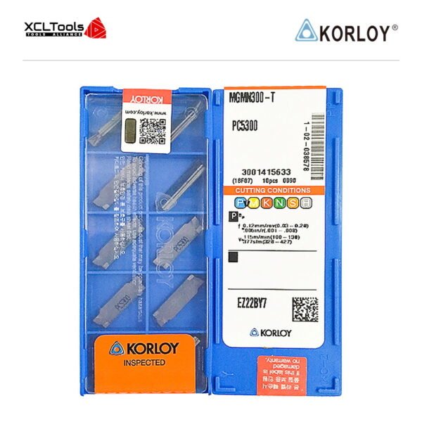 Korloy MGMN300-T PC5300 CNC Cutting Insert - XCLTOOLS