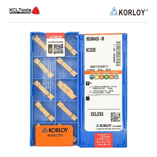 Korloy MGMN400-M NC3030 CNC Cutting Insert - XCLTOOLS