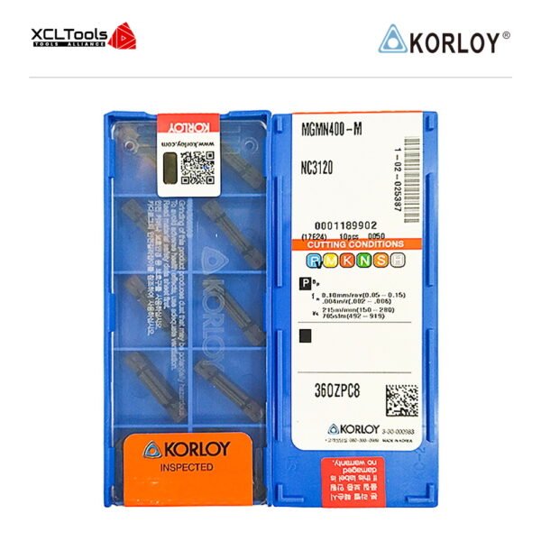 Korloy MGMN400-M NC3120 CNC Cutting Insert - XCLTOOLS