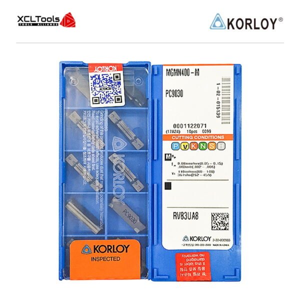Korloy MGMN400-M PC9030 CNC Cutting Insert - XCLTOOLS
