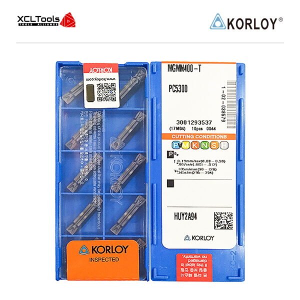 Korloy MGMN400-T PC5300 CNC Cutting Insert - XCLTOOLS