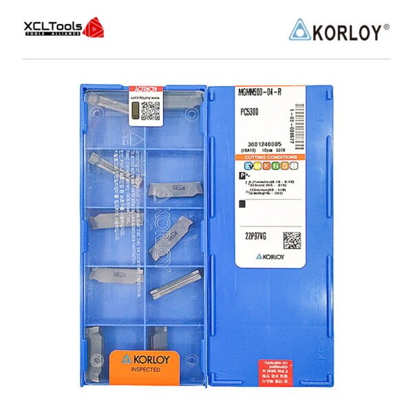 Korloy MGMN500-04-R PC5300 CNC Cutting Insert - XCLTOOLS