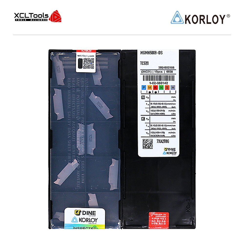 Korloy MGMN5008-DS TC520 CNC Cutting Insert - XCLTOOLS Korloy MGMN5008-DS TC520 CNC Cutting Insert - XCLTOOLS