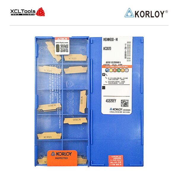 Korloy MGMN600-M NC3020 CNC Cutting Insert - XCLTOOLS