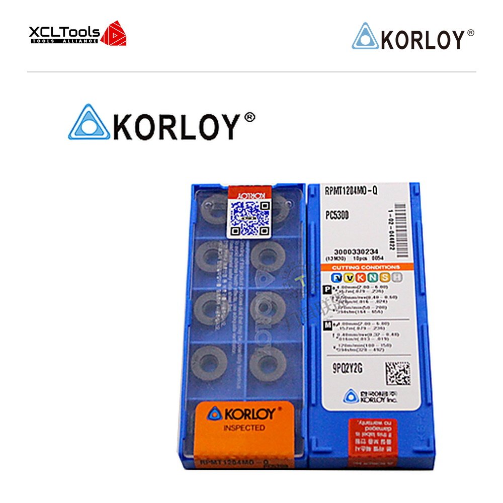Korloy RPMT1204MO-Q PC5300 CNC Cutting Insert - XCLTOOLS Korloy RPMT1204MO-Q PC5300 CNC Cutting Insert - XCLTOOLS