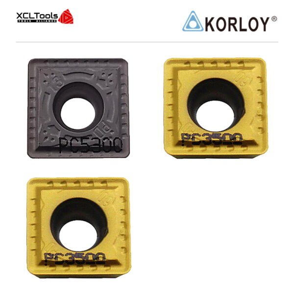 Korloy SPMT040204-PD PC5300 CNC Cutting Insert - XCLTOOLS