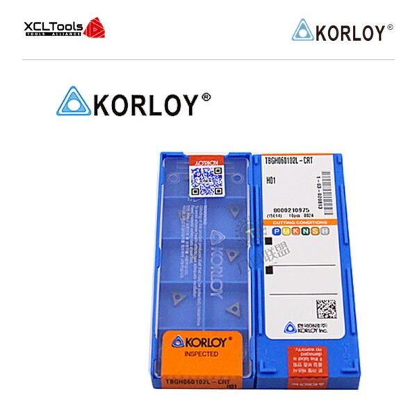 Korloy TBGH060102L-CRT H01 CNC Cutting Insert - XCLTOOLS