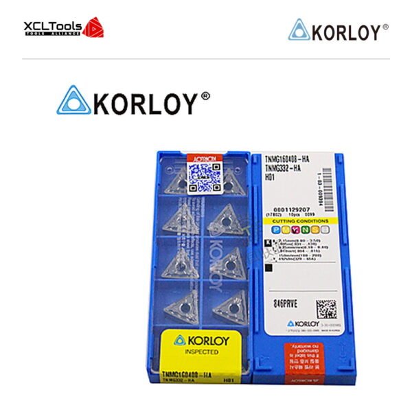 Korloy TNMG160408-HA H01 CNC Cutting Insert - XCLTOOLS