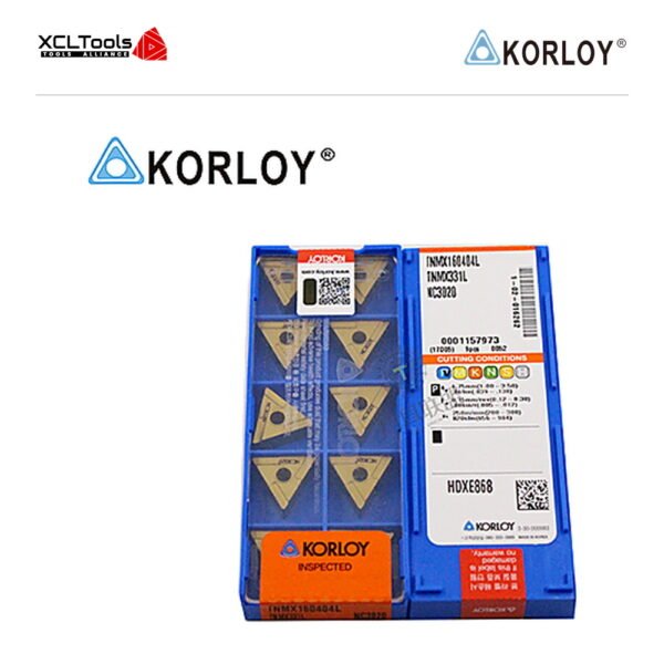 Korloy TNMX160404L NC3020 CNC Cutting Insert - XCLTOOLS