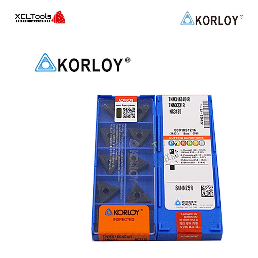 Korloy TNMX160404R NC3120 CNC Cutting Insert - XCLTOOLS Korloy TNMX160404R NC3120 CNC Cutting Insert - XCLTOOLS