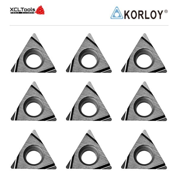 Korloy TPGH080202L-CRT CN2000 CNC Cutting Insert - XCLTOOLS
