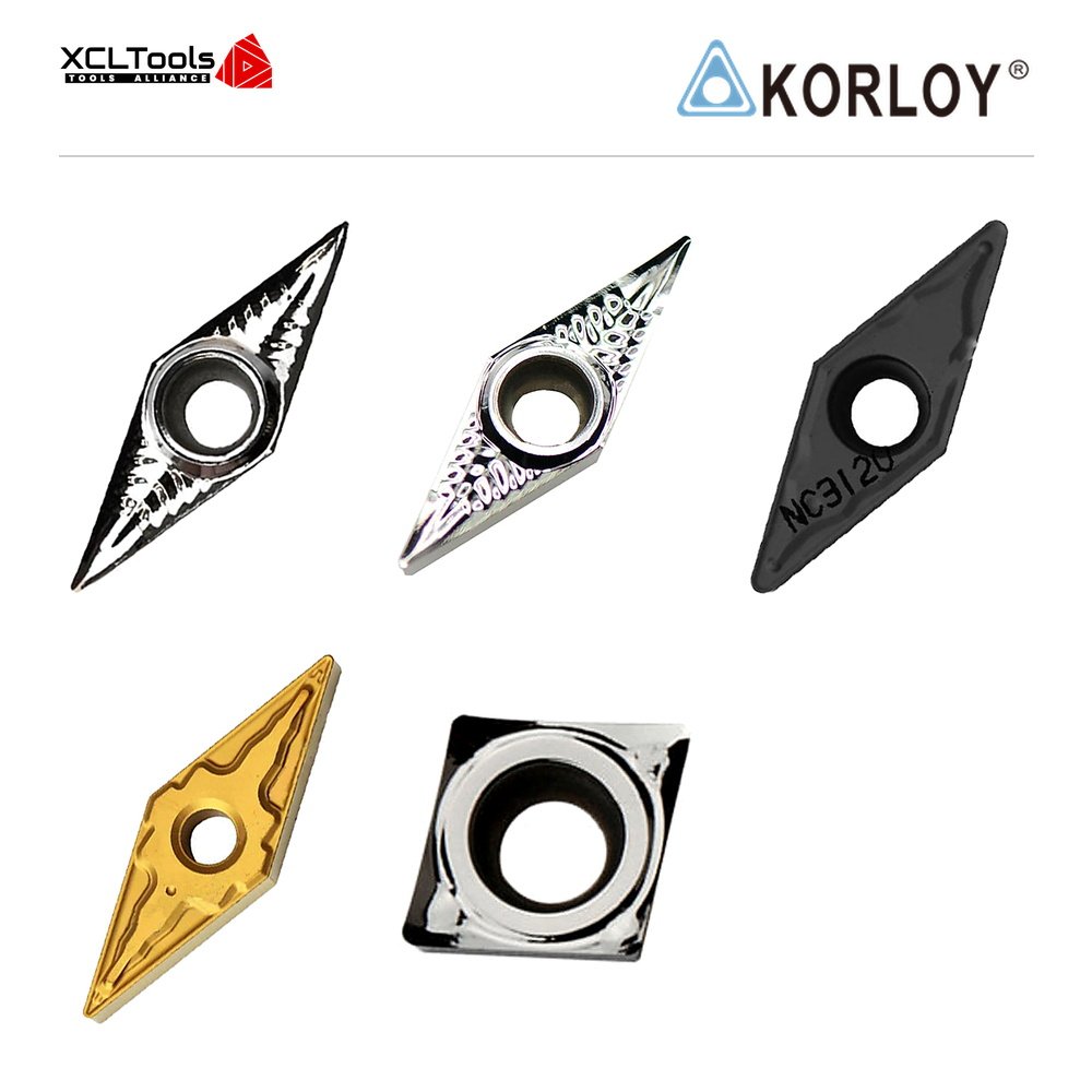 Korloy VCGT160404-AKC H01 CNC Cutting Insert - XCLTOOLS Korloy VCGT160404-AKC H01 CNC Cutting Insert - XCLTOOLS