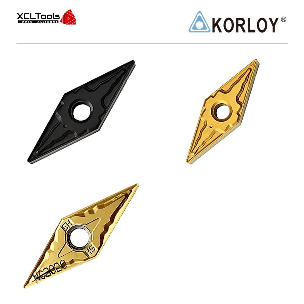 Korloy VNMG160412-HM NC3020 CNC Cutting Insert - XCLTOOLS Korloy VNMG160412-HM NC3020 CNC Cutting Insert - XCLTOOLS