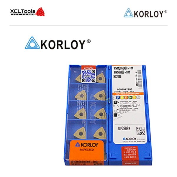 Korloy WNMG060408-HM NC3020 CNC Cutting Insert - XCLTOOLS