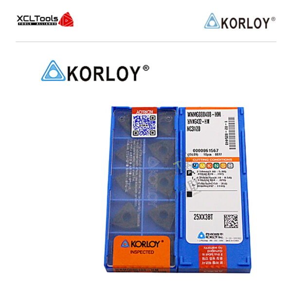 Korloy WNMG080408-HM NC3120 CNC Cutting Insert - XCLTOOLS