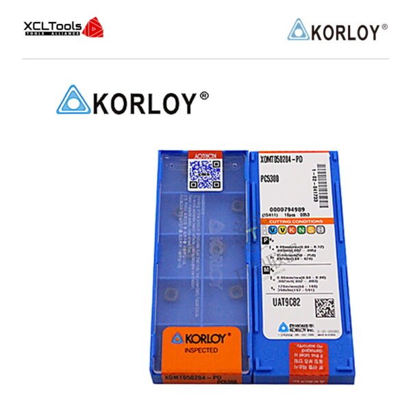 Korloy XOMT050204-PD PC5300 CNC Cutting Insert - XCLTOOLS