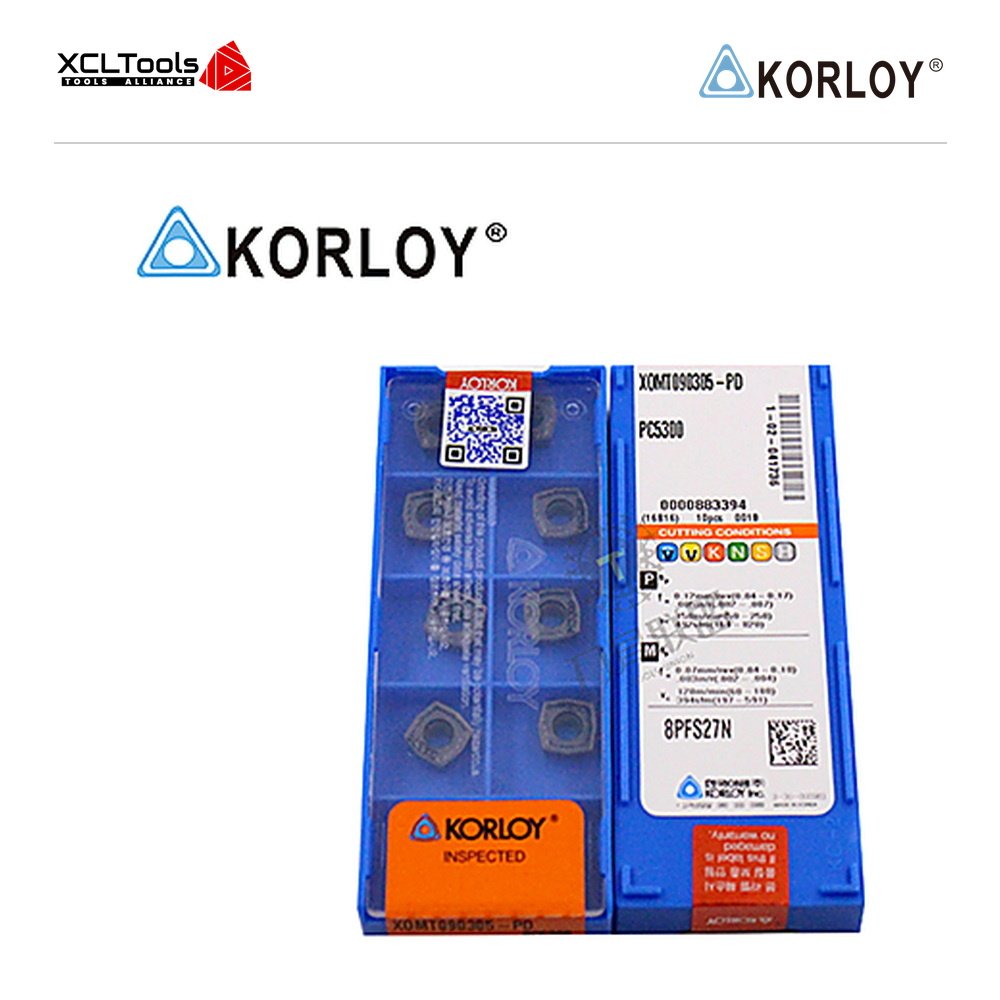 Korloy XOMT090305-PD PC5300 CNC Cutting Insert - XCLTOOLS Korloy XOMT090305-PD PC5300 CNC Cutting Insert - XCLTOOLS