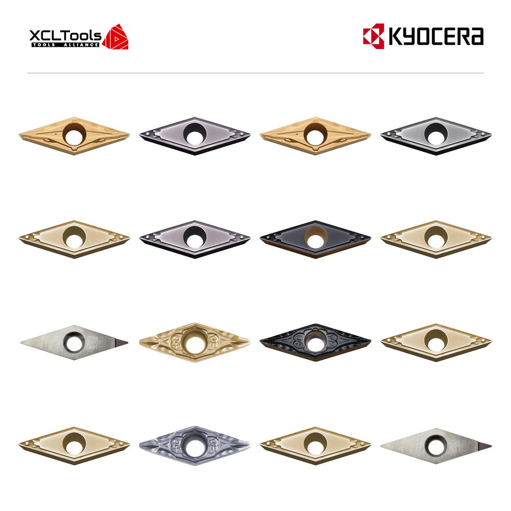 Kyocera VCMT Series CNC Cutting Inserts - XCLTOOLS Kyocera VCMT Series CNC Cutting Inserts - XCLTOOLS