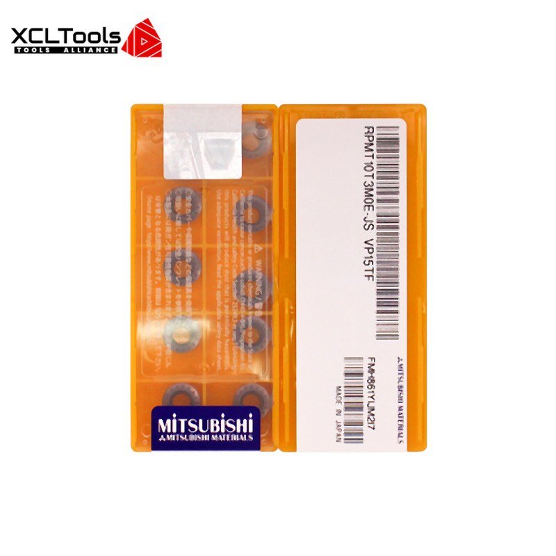Mitsubishi RPMT10T3MOE-JS VP15TF Mitsubishi carbide insert RPMT10T3MOE-JS VP15TF