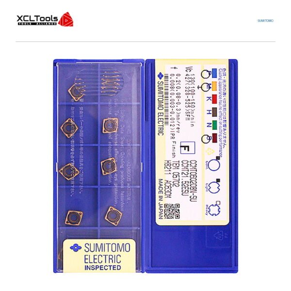 Sumitomo CCMT060208N-SU AC630M CNC Cutting Insert - XCLTOOLS