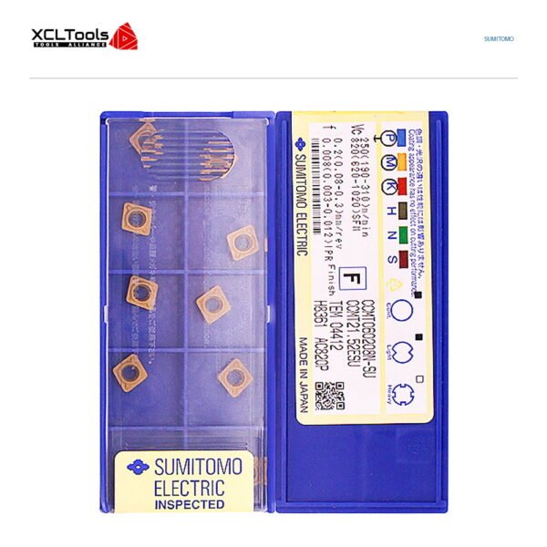 Sumitomo CCMT060208N-SU AC820P CNC Cutting Insert - XCLTOOLS
