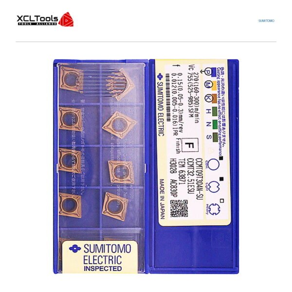 Sumitomo CCMT09T304N-SU AC830P CNC Cutting Insert - XCLTOOLS