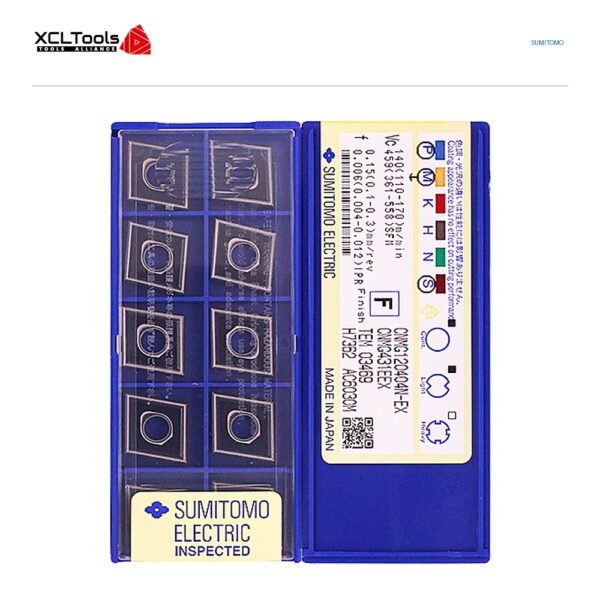 Sumitomo CNMG120404N-EX AC6030M CNC Cutting Insert - XCLTOOLS