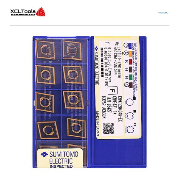Sumitomo CNMG120404N-EX AC630M CNC Cutting Insert - XCLTOOLS