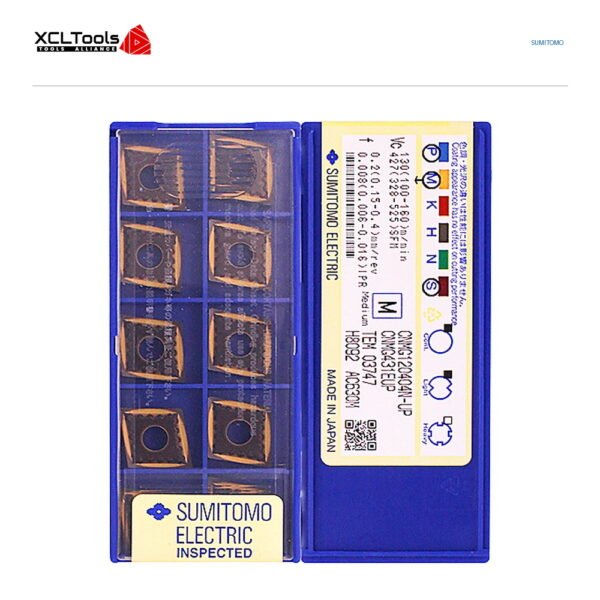 Sumitomo CNMG120404N-UP AC630M CNC Cutting Insert - XCLTOOLS
